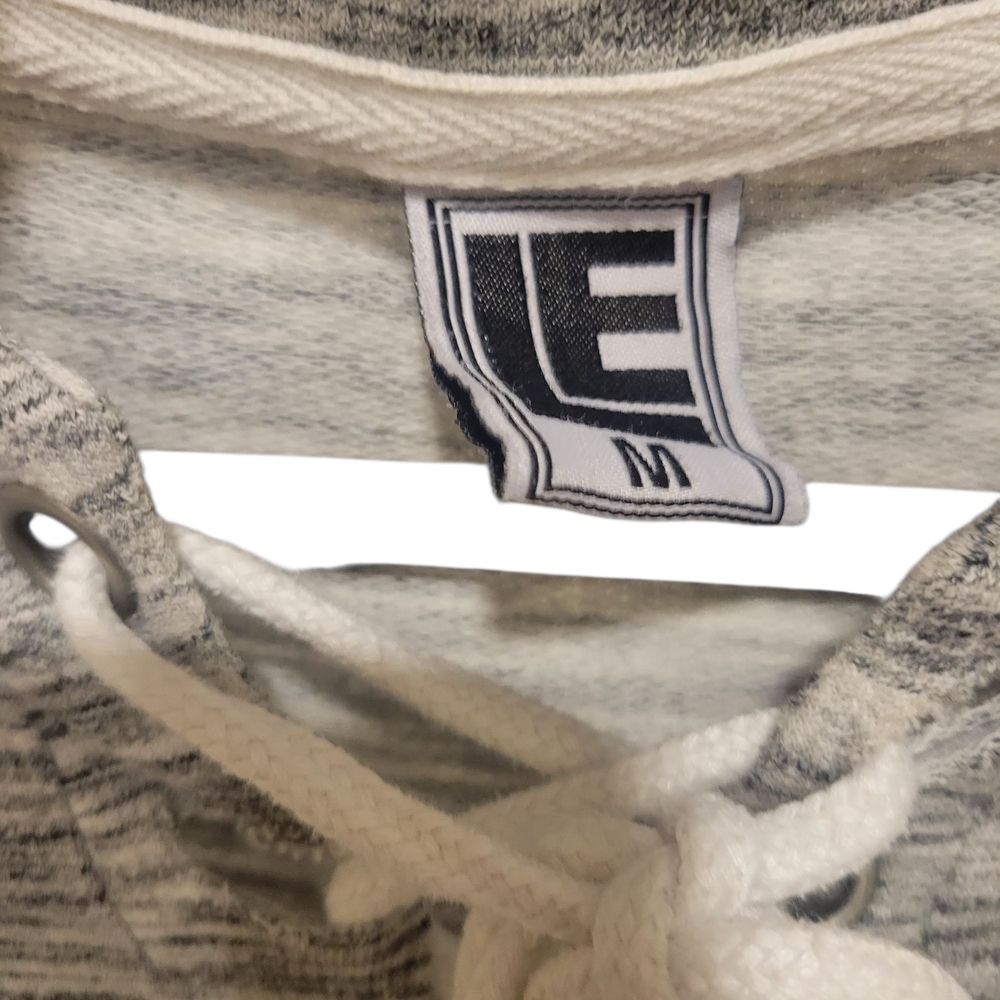 Gray Lace-Up Long Sleeve Top - Picture 2 of 4